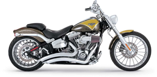 Vance & Hines - Vance & Hines Big Radius 2-Into-2 Exhaust System -  Chrome - 26065