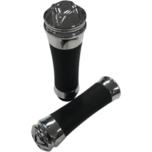 Eddie Trotta Designs - Eddie Trotta Designs Two-Piece Comfort Grips - Platium - Chrome - TC-793