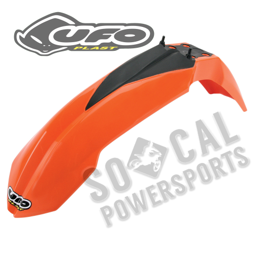 UFO Plastics - UFO Plastics Front Fender - Orange - KT03092-127
