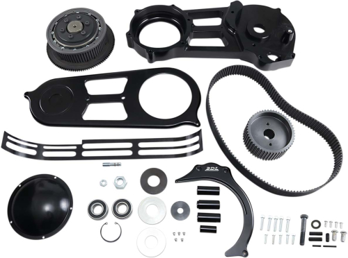 Belt Drives Ltd - Belt Drives Ltd 2in. Belt Drive with Top Belt Guard - Black - EV-625-B