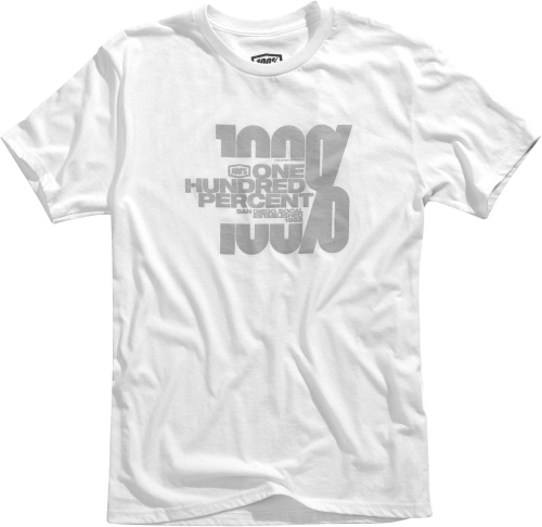 100% - 100% Hacktivist T-Shirt - 32120-000-10 - White - Small