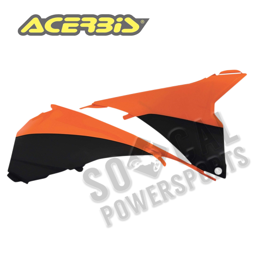 Acerbis - Acerbis Air Box Cover - Orange/Black 16 - 2314295225