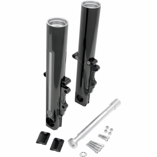 Performance Machine - Performance Machine Fork Leg Kit for Stock or Performance Machine Calipers - Dual Disc - Contrast Cut - 0208-2052-BM