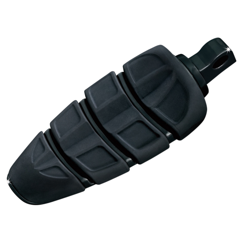 Kuryakyn - Kuryakyn Kinetic Footpegs with Adapter - Gloss Black - 4317