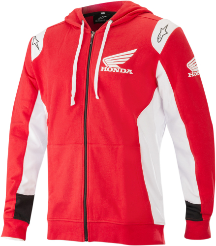 Alpinestars - Alpinestars Honda Zip Hoodie - 1H181153030M - Red - Medium