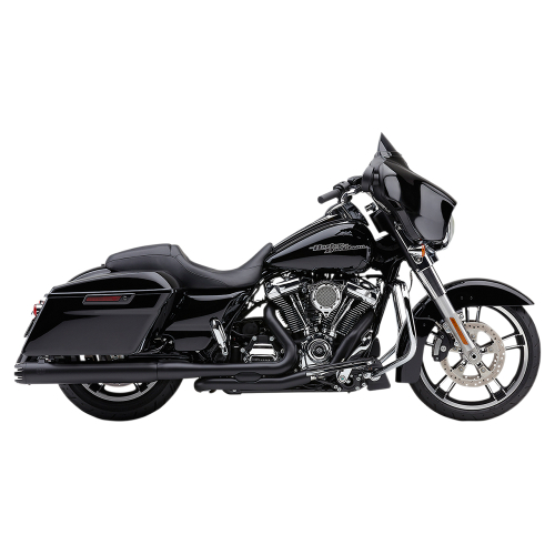 Cobra - Cobra Neighbor Haters Series Slip-On Mufflers w/ Dual Cut Tips - Black - 6266RB
