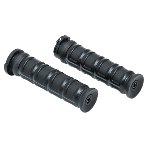 Kuryakyn - Kuryakyn Dillinger Grips - Satin Black - 6673