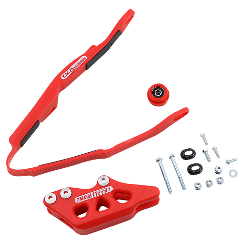 T.M. Designworks - T.M. Designworks Baja-Rally Chain Slide-N-Guide Kit - Red - HCP-H05-RD
