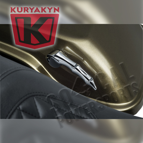Kuryakyn - Kuryakyn Zombie Saddlebag Latch Handles - Chrome - 5190