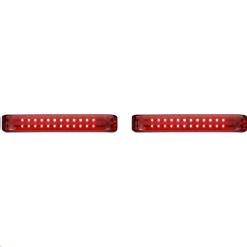 Custom Dynamics - Custom Dynamics Probeam Sequential LED Saddlebag Light - Gloss Black With Red Lens - PB-SBSEQ-SS8-BR