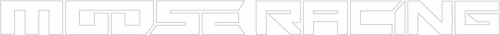 Moose Racing - Moose Racing Trailer Decal - White - 4320-2214