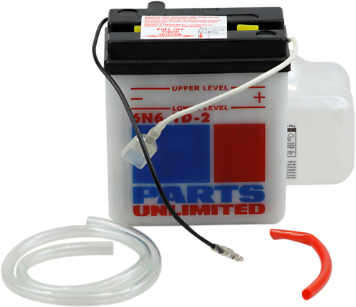 Parts Unlimited - Parts Unlimited 6V Conventional Battery Kit - 6N6-1D-2-FP