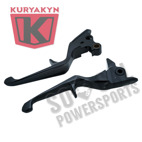 Kuryakyn - Kuryakyn Trigger Levers - Black - 1846