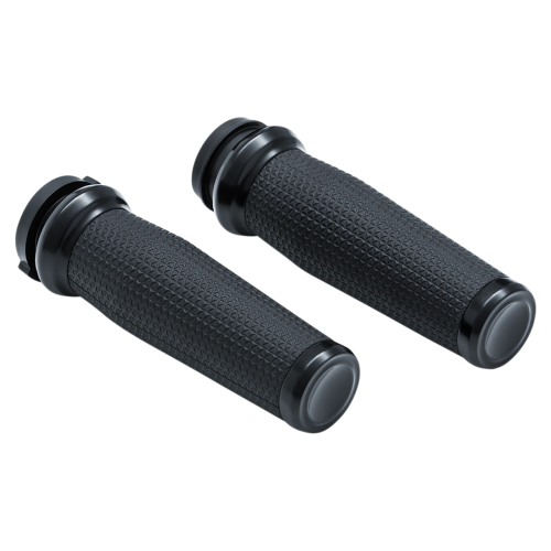 Kuryakyn - Kuryakyn Thresher Grips - Satin Black - 5943