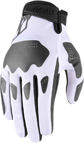 Icon - Icon Hooligan Gloves - 3301-3881 - White - Large