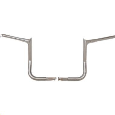 Fat Baggers, Inc. - Fat Baggers, Inc. 1-1/4in. EZ Install Pointed Top Handlebars - Chrome - 905012