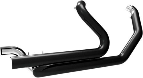 Khrome Werks - Khrome Werks 2-Into-2 Dual Header System - Chrome with Black Shields - 200800