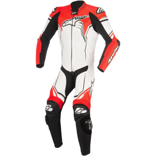 Alpinestars - Alpinestars GP Plus One-Piece Leather Suit V2 - 3150518-233-46 - White/Black/Red Fluo - 36
