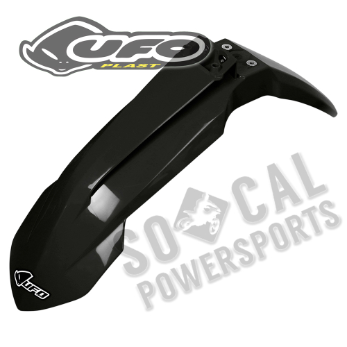UFO Plastics - UFO Plastics Front Fender - Black - KT04059-001