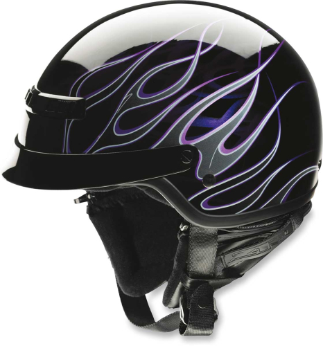 Z1R - Z1R Nomad Hellfire Helmet - 0103-0687 - Black/Purple - 2XS