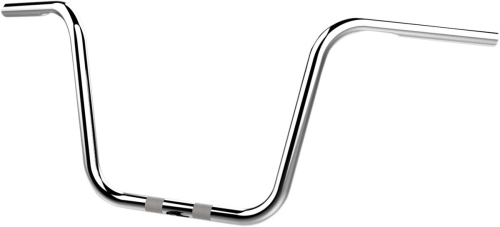 Khrome Werks - Khrome Werks 1in. Bobber Ape Hanger Handlebar - 12in. - Dimpled and Drilled - Chrome - 300211