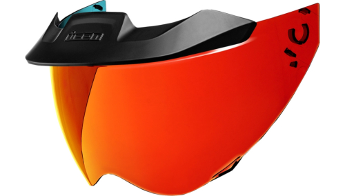 Icon - Icon Shield Replacement for Icon Motoshield Helmets -RST Red - 0130-1041