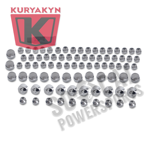 Kuryakyn - Kuryakyn Kool Kaps Chrome Covers Kit - 2450