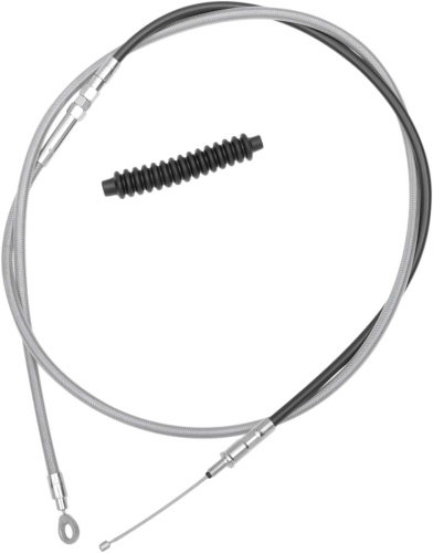 Drag Specialties - Drag Specialties Alternative Length Braided High Efficiency Clutch Cable - 80in. - 5322480HE