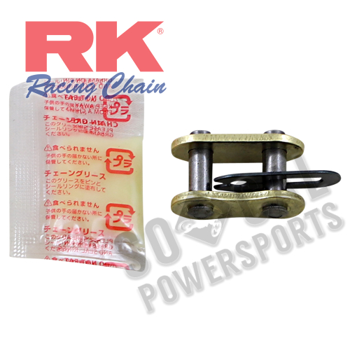 RK - RK Clip Connecting Link for 520 MXZ4 GB Heavy Duty Chain - Gold - GB520MXZ4-CL