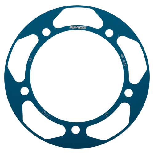 Supersprox - Supersprox Edge Disc Insert - 43T Rear Sprocket - Blue - RACD1792-43-BLU