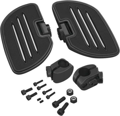 Show Chrome - Show Chrome Commander Highway Boards - Satin Black - 21-358BK