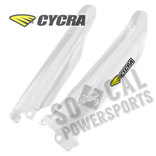 Cycra - Cycra Fork Guards - White - 1CYC-6909-42