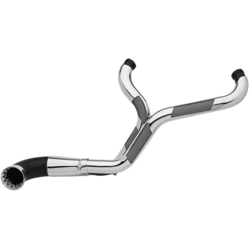 Misfit Industries - Misfit Industries NB Performance 2-Into-1 Exhaust - Chrome/Black - NBCTTC97