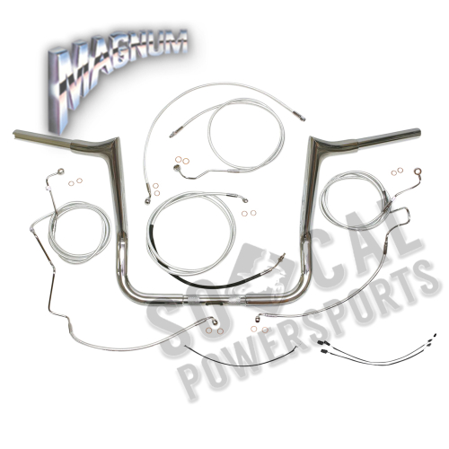 Magnum - Magnum 1-1/4in. Viking Bagger Handlebar Kit - 14in. - Chrome - 38869-414