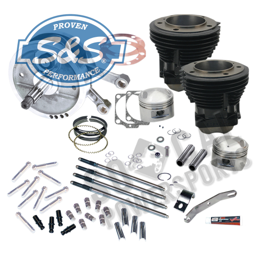 S&S Cycle - S&S Cycle Big Bore Stroker Kit - 96in. - 9.1:1 Compression - 91-9134