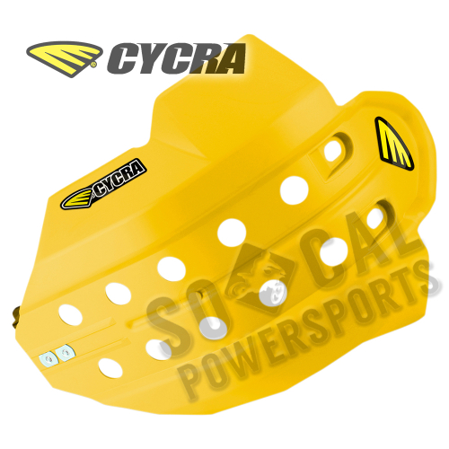 Cycra - Cycra Full Armor Skid Plate - Yellow - 1CYC-6216-56
