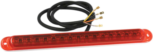 Chris Products - Chris Products LED Light Bar - Red Lens/White Base - 0988R-MC