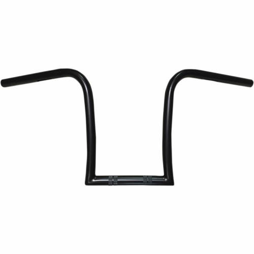 Nash Motorcycle Company - Nash Motorcycle Company 1in. Midget Gimp Handlebar - 12in. End Rise - Black - 12MBDKT
