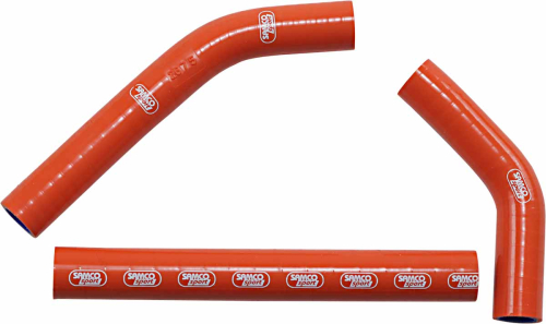Moose Racing - Moose Racing Race Fit Radiator Hose Kit without Clamps - 3 - Orange - 1902-1558