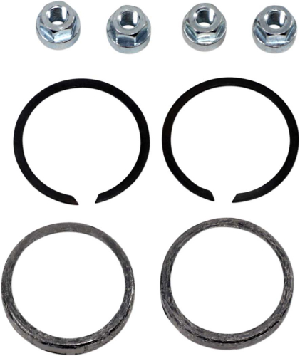 James Gasket - James Gasket Exhaust Port Gasket Kit - Graphite Wire Gaskets and Heavy-Duty Hex Nuts - 65324-83-KWG2