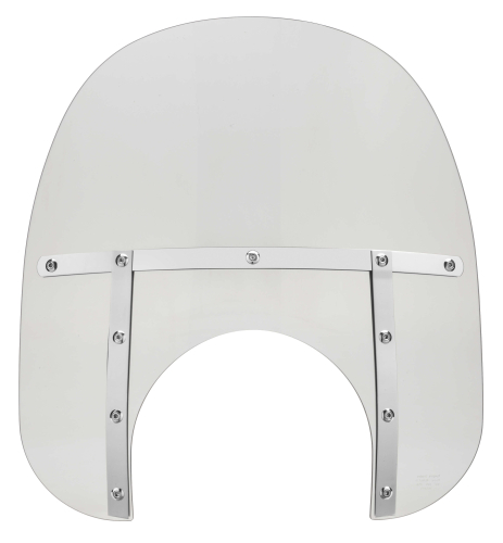 Memphis Shades - Memphis Shades Memphis Fats Windshield (11in. Cutout) - 15in. - Solar - MEM6719