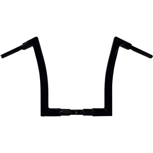 Fat Baggers, Inc. - Fat Baggers, Inc. 1-1/4in. EZ Install Flat Top Handlebars - Gloss Black - 706014-B