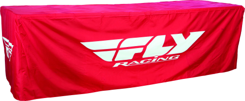 Fly Racing - Fly Racing Fly Racing Table Cover - 8ft. x 30in. x 30in. - Red - TABLE COVER 8 RED