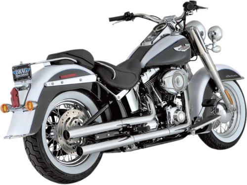 Vance & Hines - Vance & Hines Straightshots HS Slip-Ons - Chrome - 16833