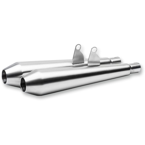 British Customs - British Customs Predator Pro Muffler for Triumph - Polished Finish - BC902-103-P