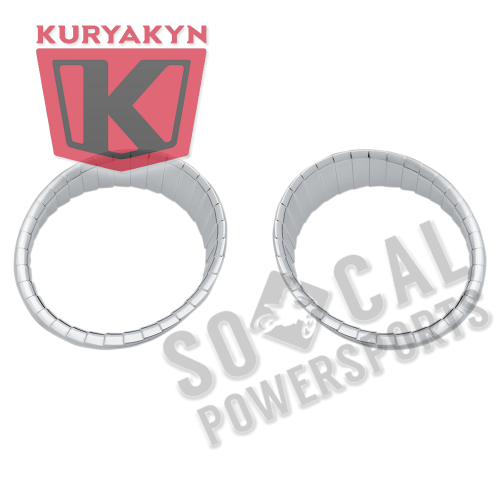 Kuryakyn - Kuryakyn Aztec Gauge Cluster Accents - Chrome - 5186