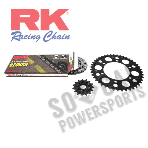 RK - RK Quick Acceleration Chain Kit with Steel Sprocket - Natural - 3066-119P
