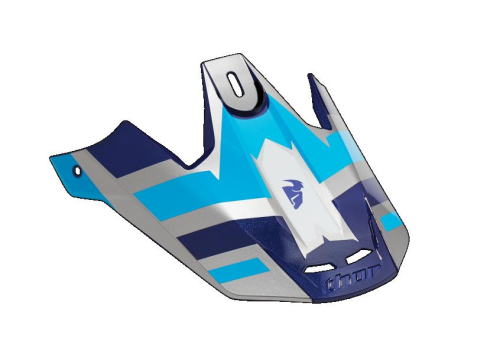 Thor - Thor Visor Kit for Scendit Helmet - Blue/Silver - 0132-0917