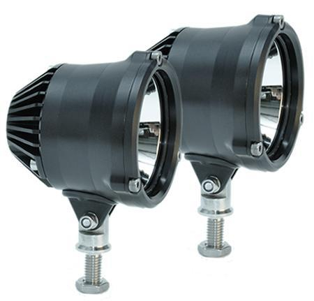 Trail Tech - Trail Tech Equinox LED 75mm Light with 1in. Horizontal Bar Clamp - Two-Light - B112-SS-01