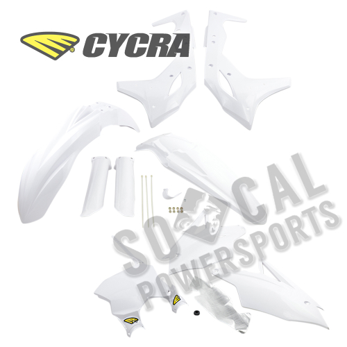 Cycra - Cycra Powerflow Body Kit - White - 1CYC-9319-42